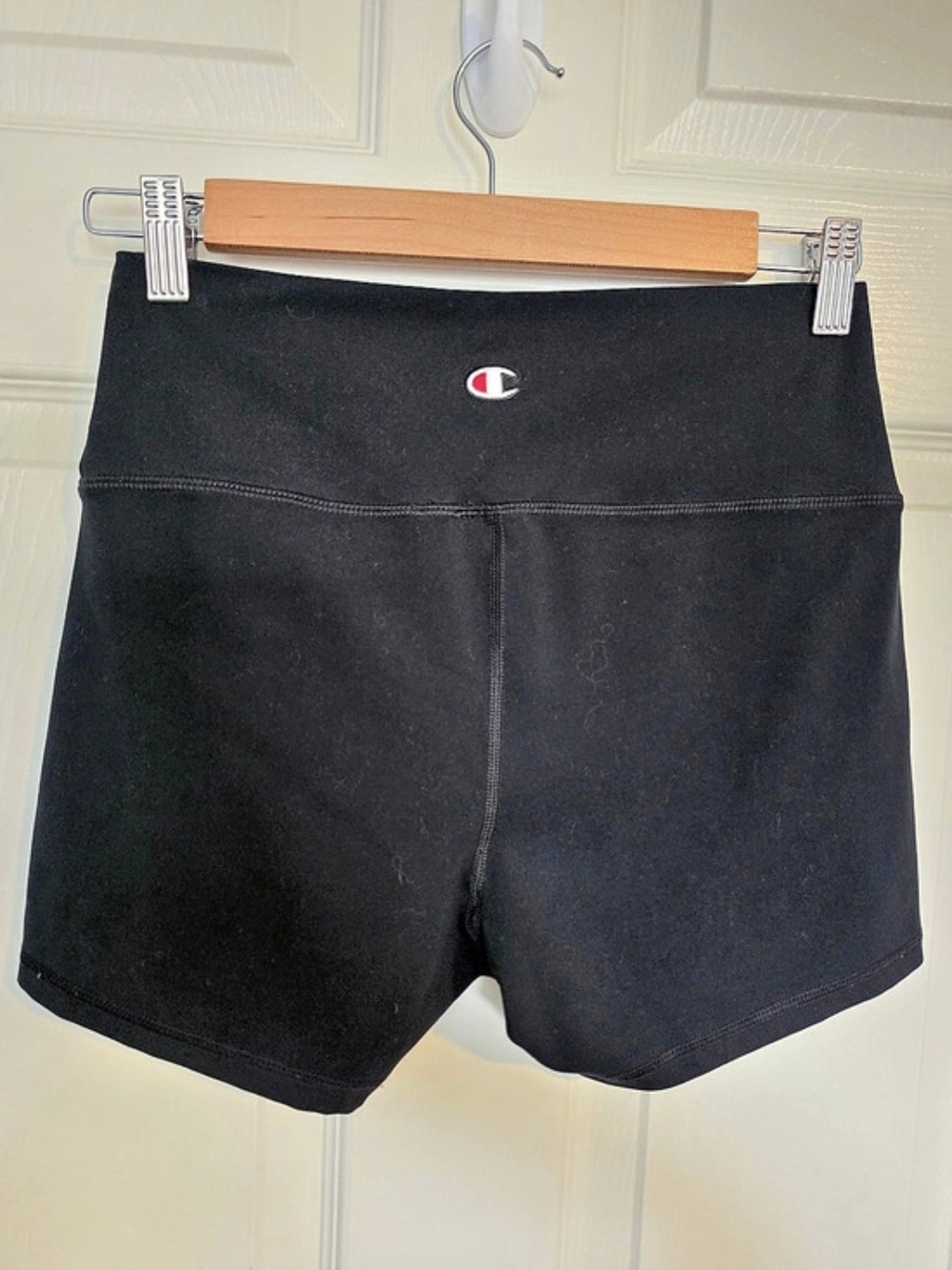 Champion High-Rise Bike Shorts Black Size Medium - Picture 2 of 4